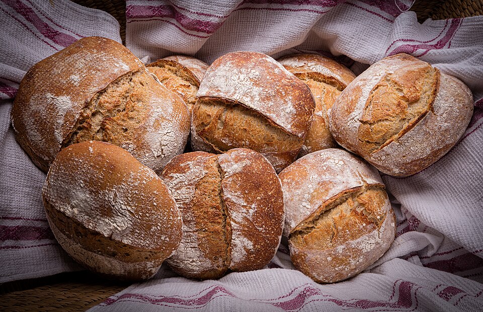 A loaf of sourdough bread